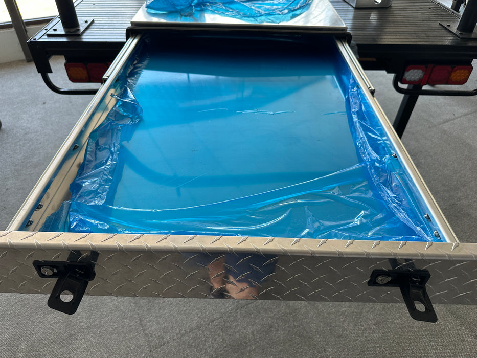 Trundle Insert Draw Checker Plate Aluminium (Custom)