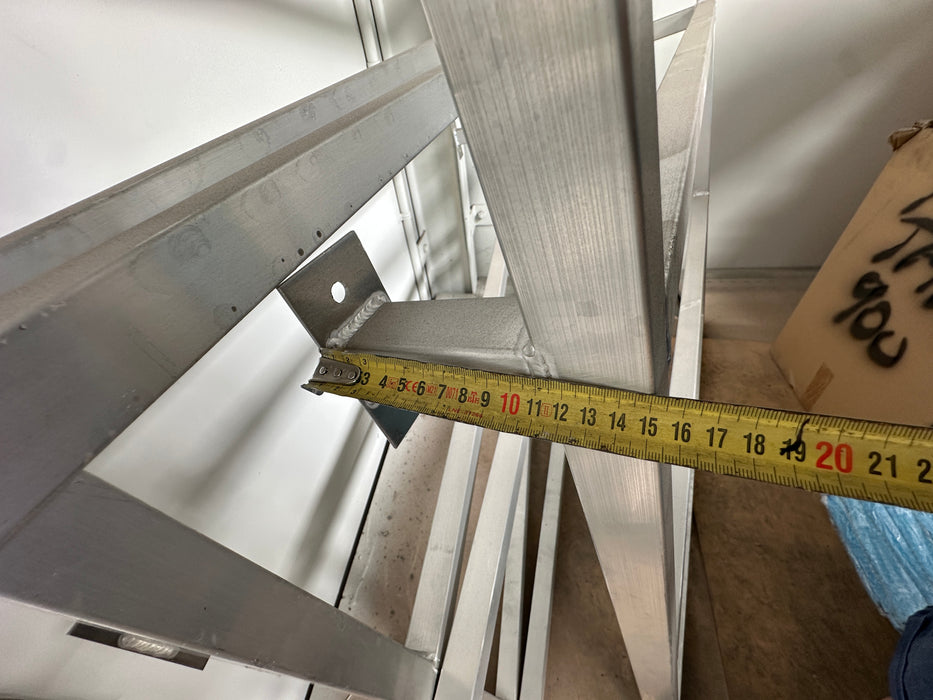 2400mm Full Roof Rack Aluminium - NO ROUND PIPE (POWDERCOATING AVAILABLE)