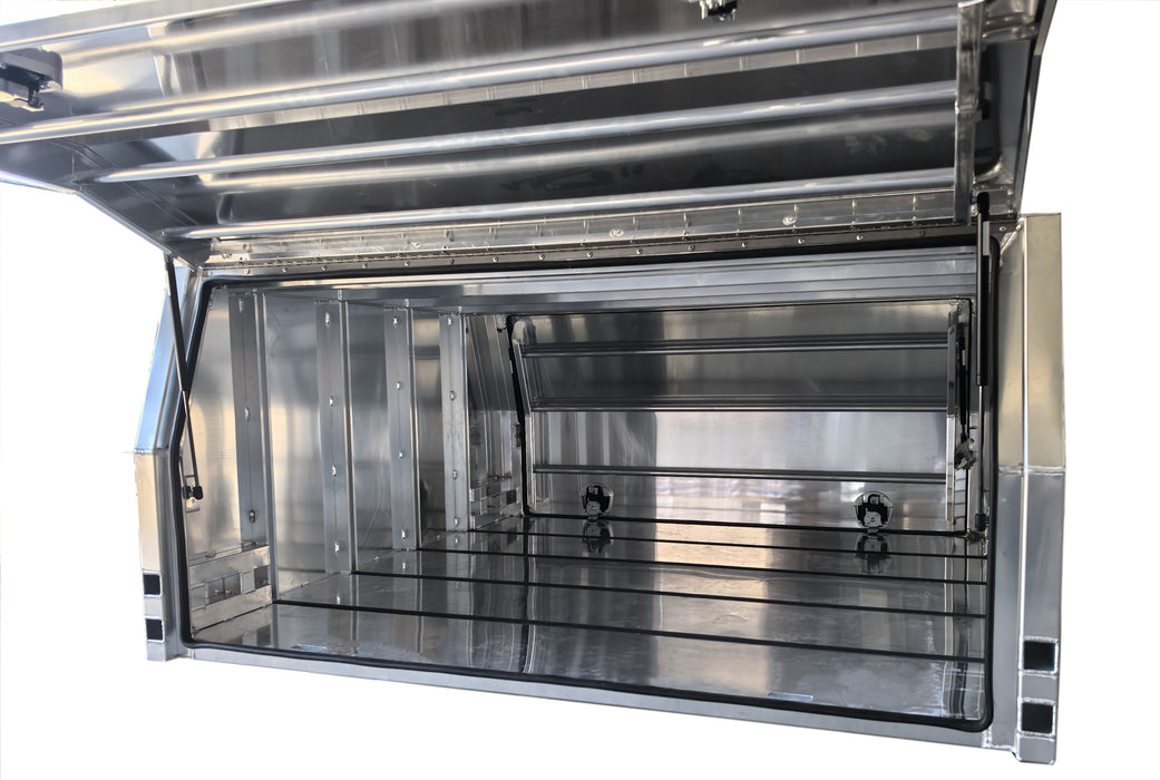 E-Series - Aluminium Flat Canopy (Unistrut + Lift off)
