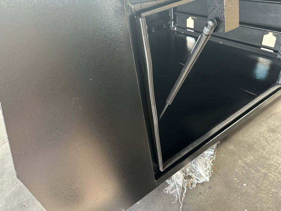 1550 x 1800 x 860mm Lift off 3 Door - Flat Plate Black