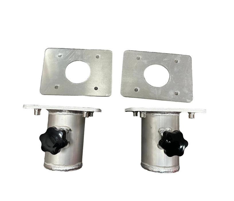 Aluminum Rear Bar / Ladder Rack (65mm Round Pipe) for Ute Tray