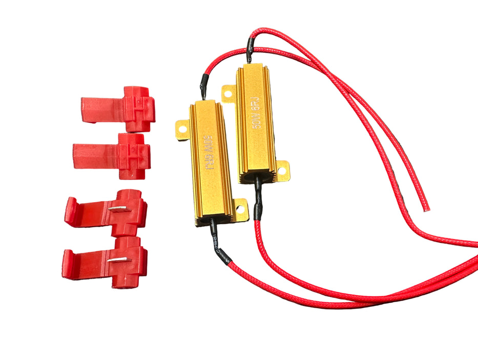 x2 Resistors for LED Light Conversion on Ute Tray