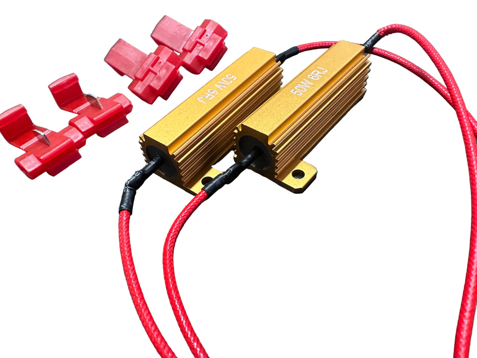 x2 Resistors for LED Light Conversion on Ute Tray