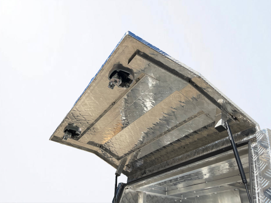 Aluminium Checker Canopy Dog Box (Lift off / Jack off)