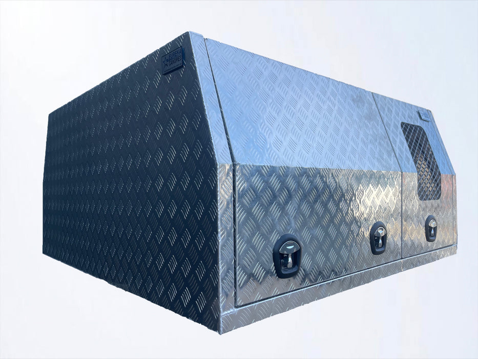 Aluminium Checker Canopy Dog Box