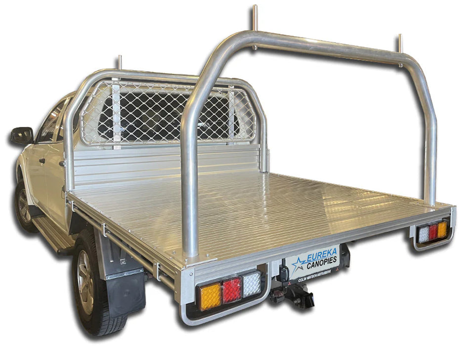 Aluminum Rear Bar / Ladder Rack (65mm Round Pipe)