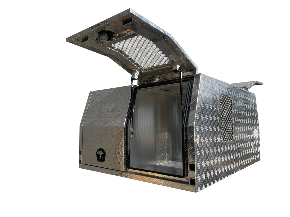 Aluminium Checker Canopy Dog Box (Lift off) by Eureka Canopies in Melbourne