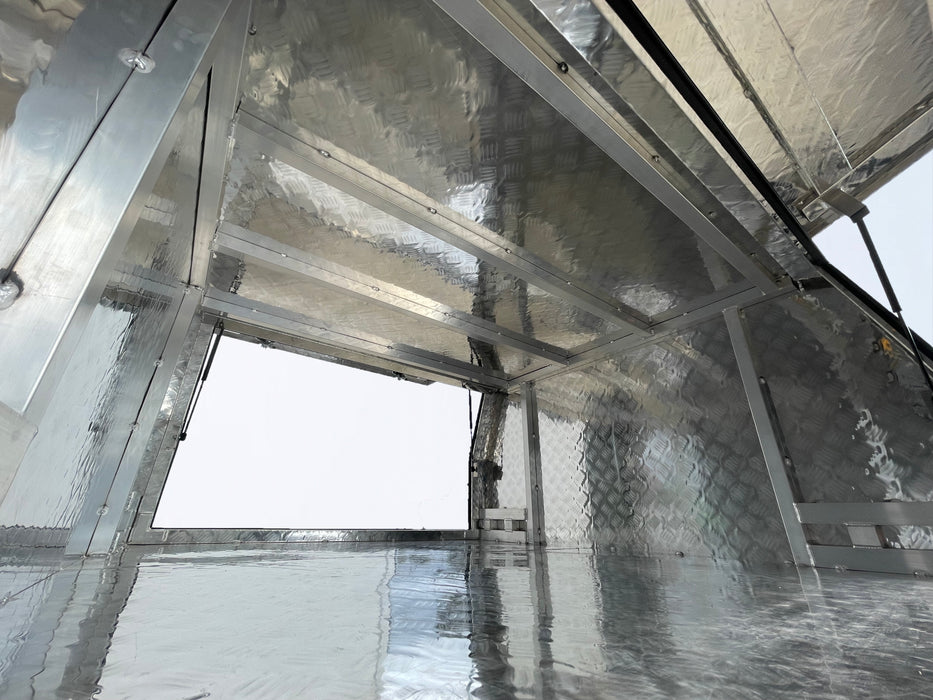 Aluminium Checker Canopy (Lift off) by Eureka Canopies in Melbourne