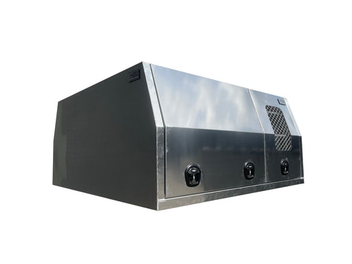 Aluminium Flat Canopy Dog Box by Eureka Canopies in Melbourne