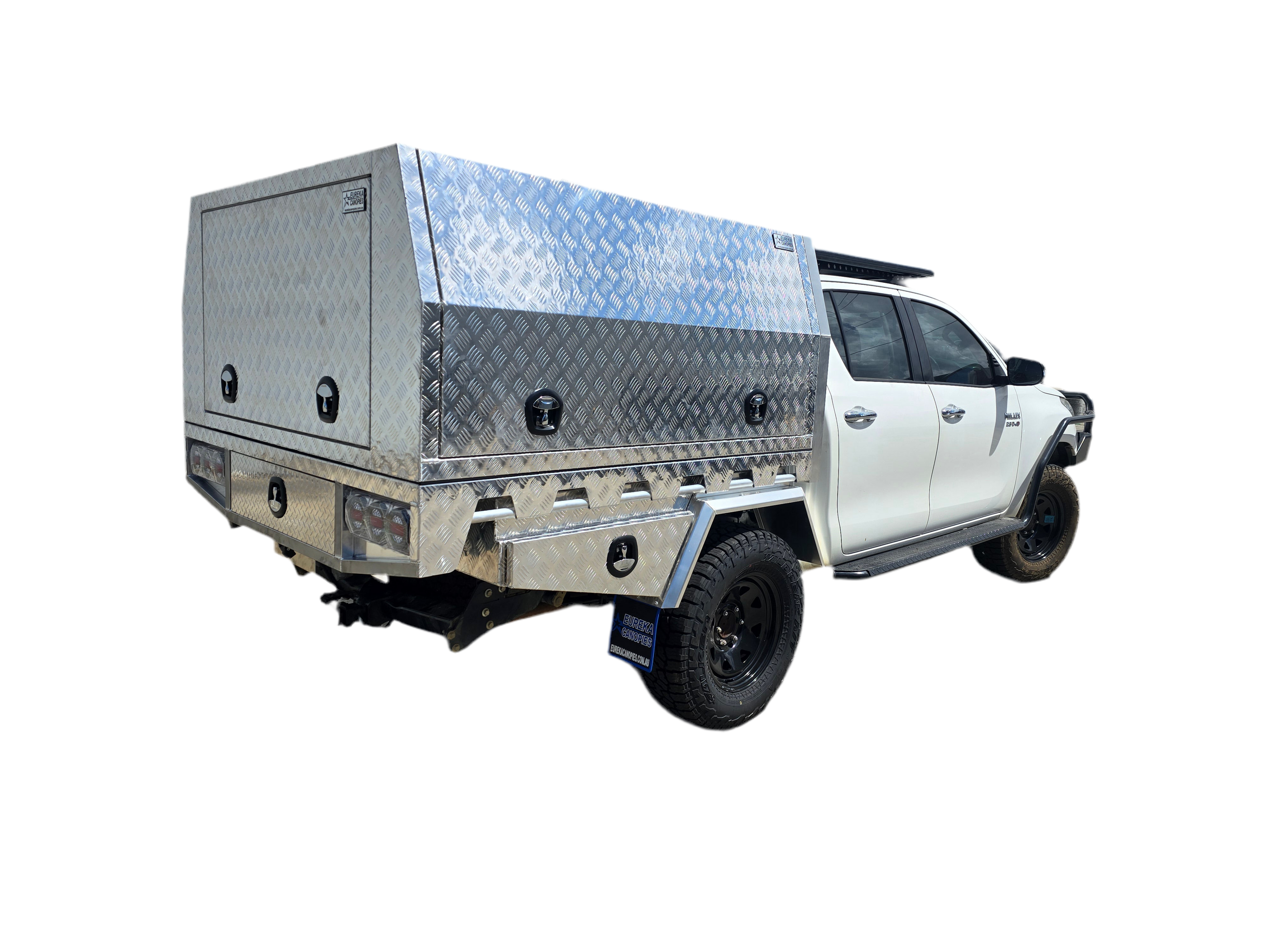 E1 - 4x4 Premium Tray + 1800mm Canopy + Roof Rack, Undertrays — Eureka ...