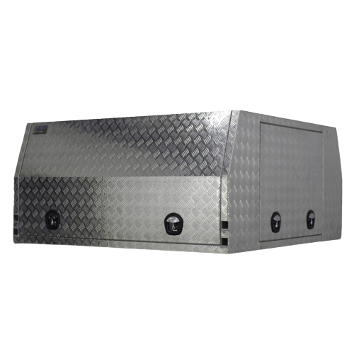 1800 x 1800 / 2.5mm Checker Plate Canopy / Lift Off