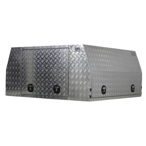 1800 x 1800 / 2.5mm Checker Plate Canopy / Lift Off