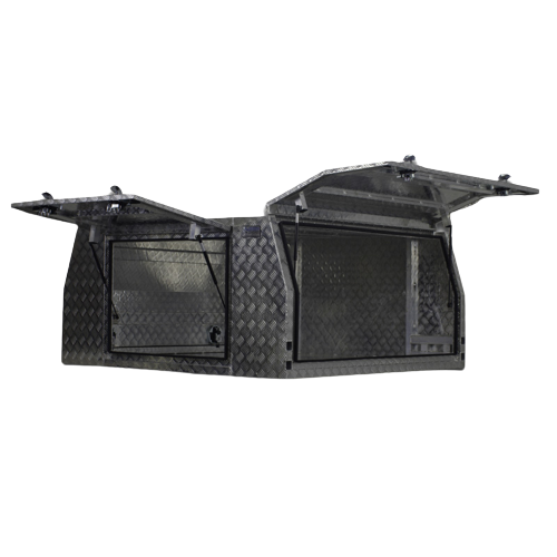 1800 x 1800 / 2.5mm Checker Plate Canopy / Lift Off