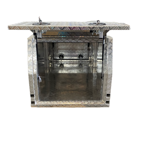 1000 x 1800 / 2.5mm Checker Plate Canopy / Lift Off