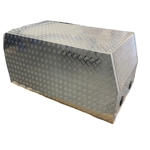 1400 x 1800 / 2.5mm Checker Plate Canopy / Lift Off